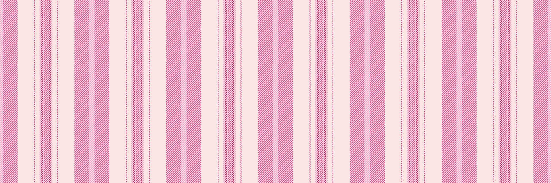 Srtistic pattern texture fabric, textured lines vertical. Mostume background textile seamless stripe in misty rose and pink colors. vector