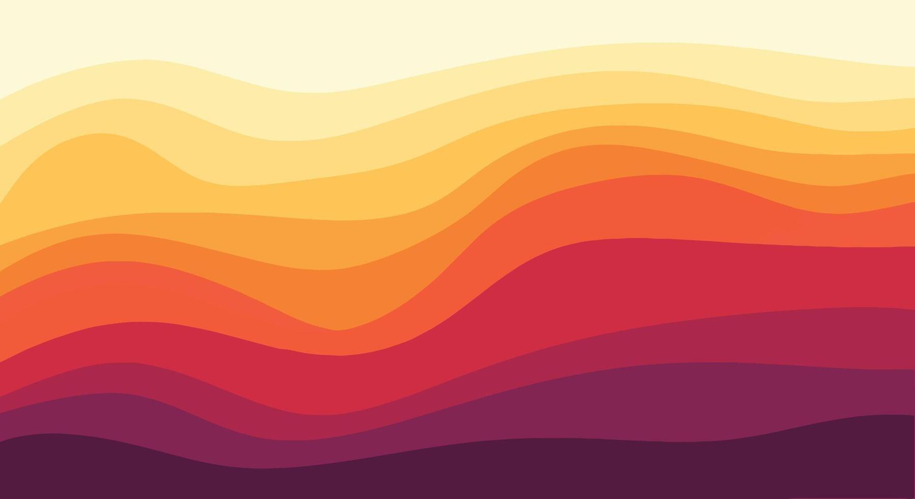 Vibrant abstract gradient waves creating a modern, dynamic visual experience with warm colors vector