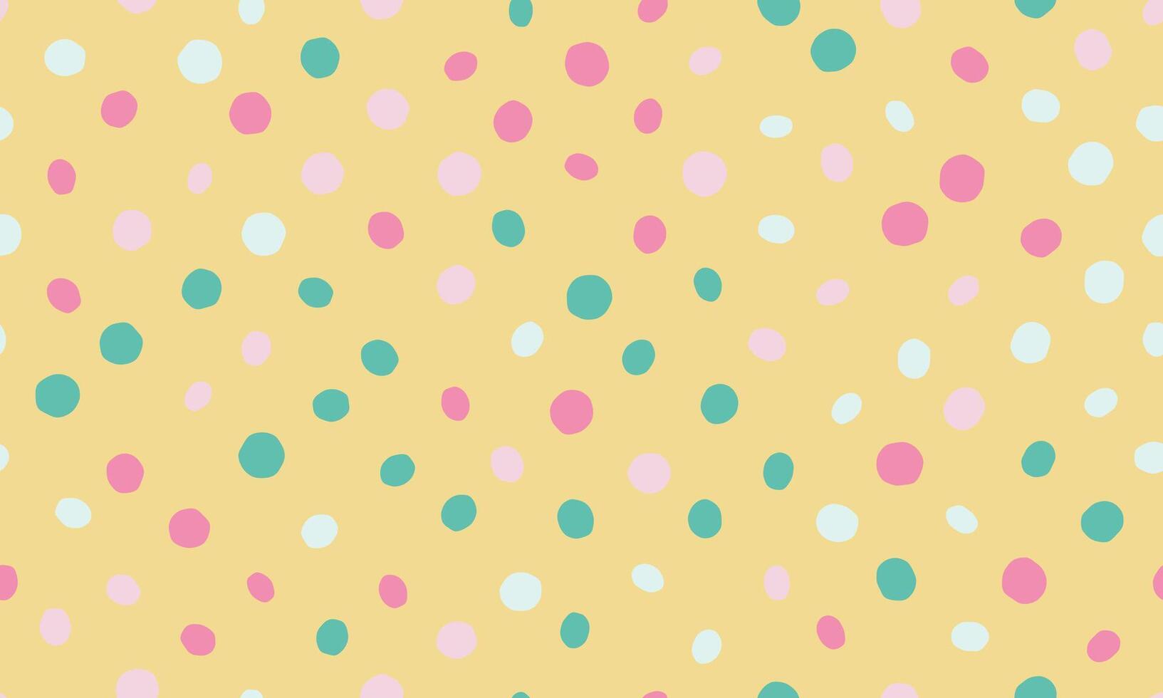 Joyful pastel confetti pattern on a sunny yellow background. Perfect for playful designs, branding, textiles, and website backgrounds. vector