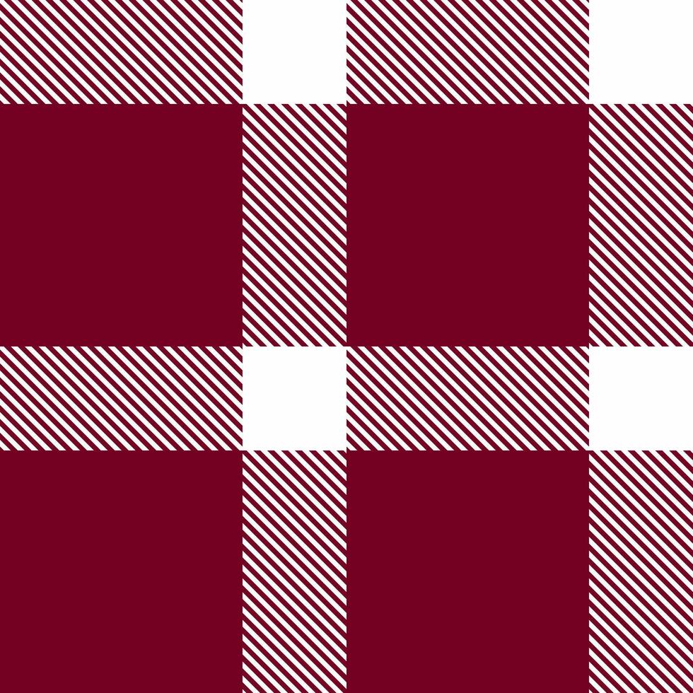 Elegant maroon and white buffalo plaid pattern. Perfect for textile design, apparel, seasonal projects, or website backgrounds. Classic, versatile, and visually appealing. vector