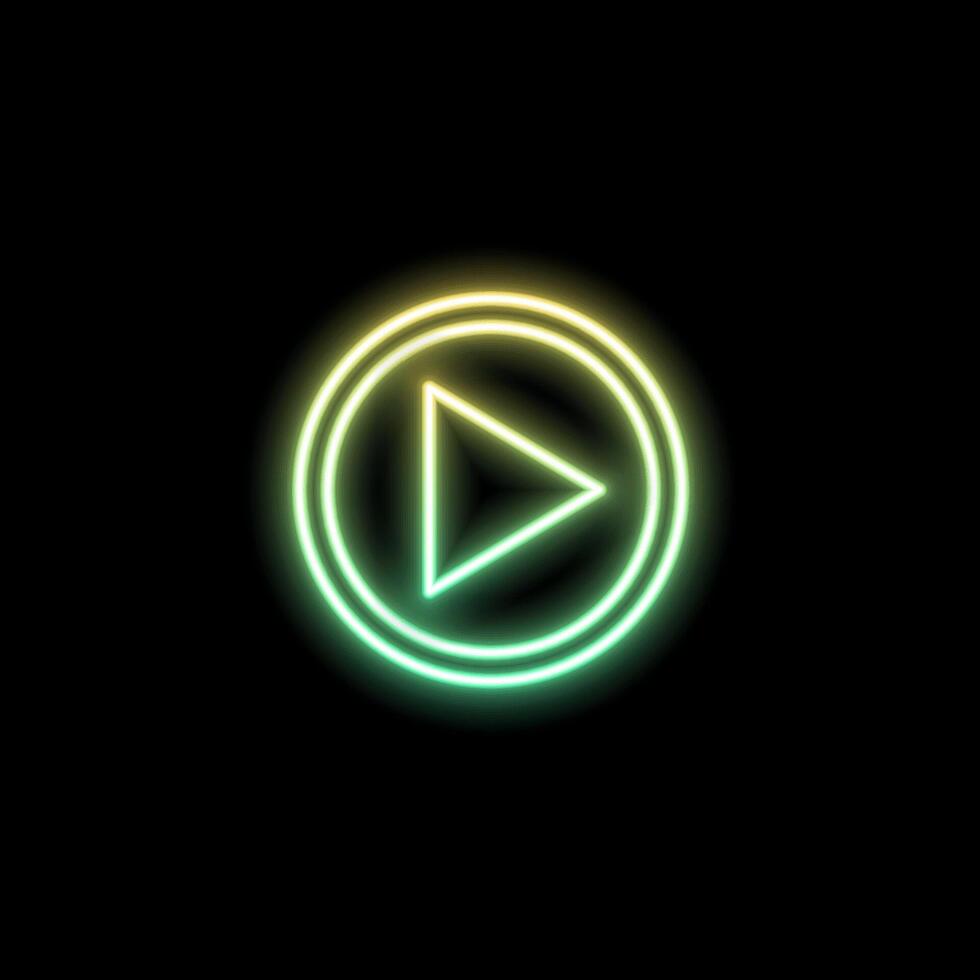 arrow icon. Glowing neon swipe up sign, outline arrow pointer silhouette in vivid colors. Arrowhead and cursor navigation, movement direction, motion way. icon set, sign, symbol for UI vector