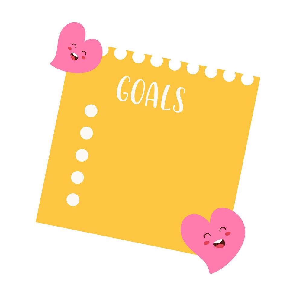 Brightly colored paper notes arranged in a scattered pattern. Vibrant office supplies create a lively and organized workspace atmosphere. vector