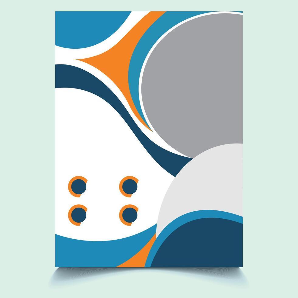 abstract Modern Dynamic Flyer Brochure leaflet layout template Design . vector