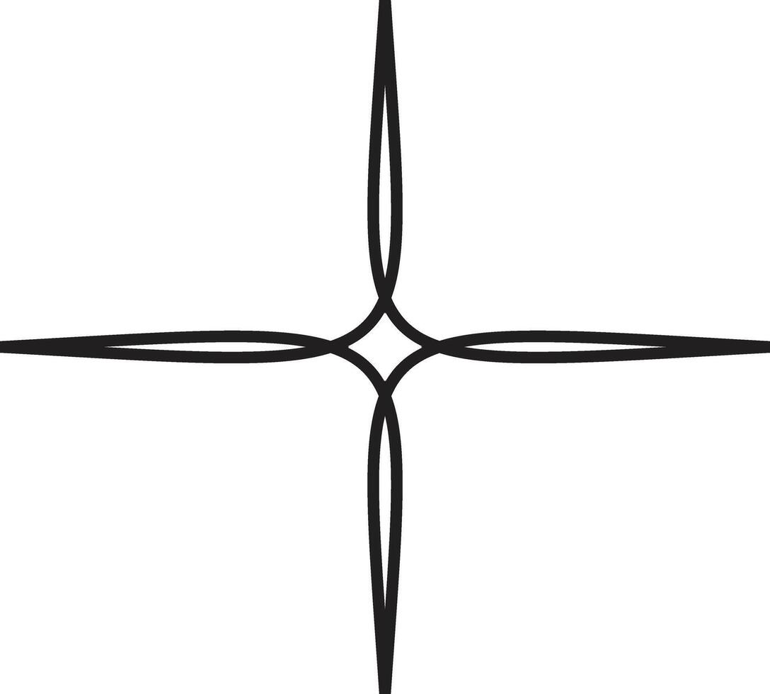 Abstract geometric shapes and lines in a dynamic composition with silhouette elements vector