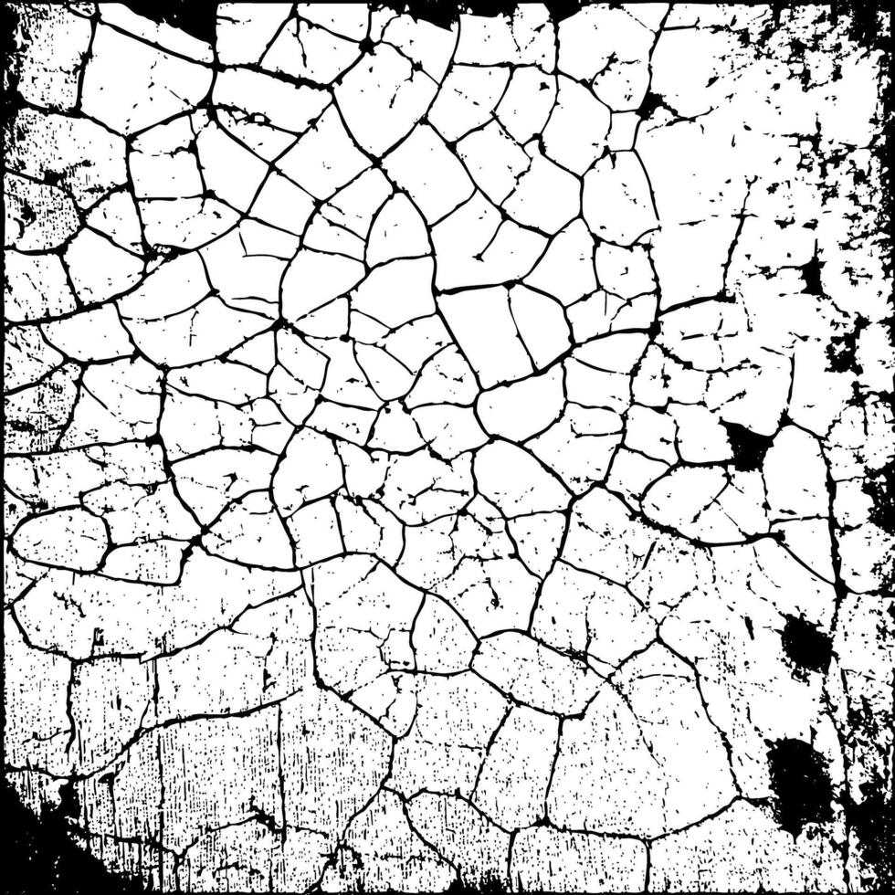 Abstract background texture of cracked earth. Hand-drawn lines form an organic, fractured pattern, adding natural detail and visual interest to modern graphic designs. vector