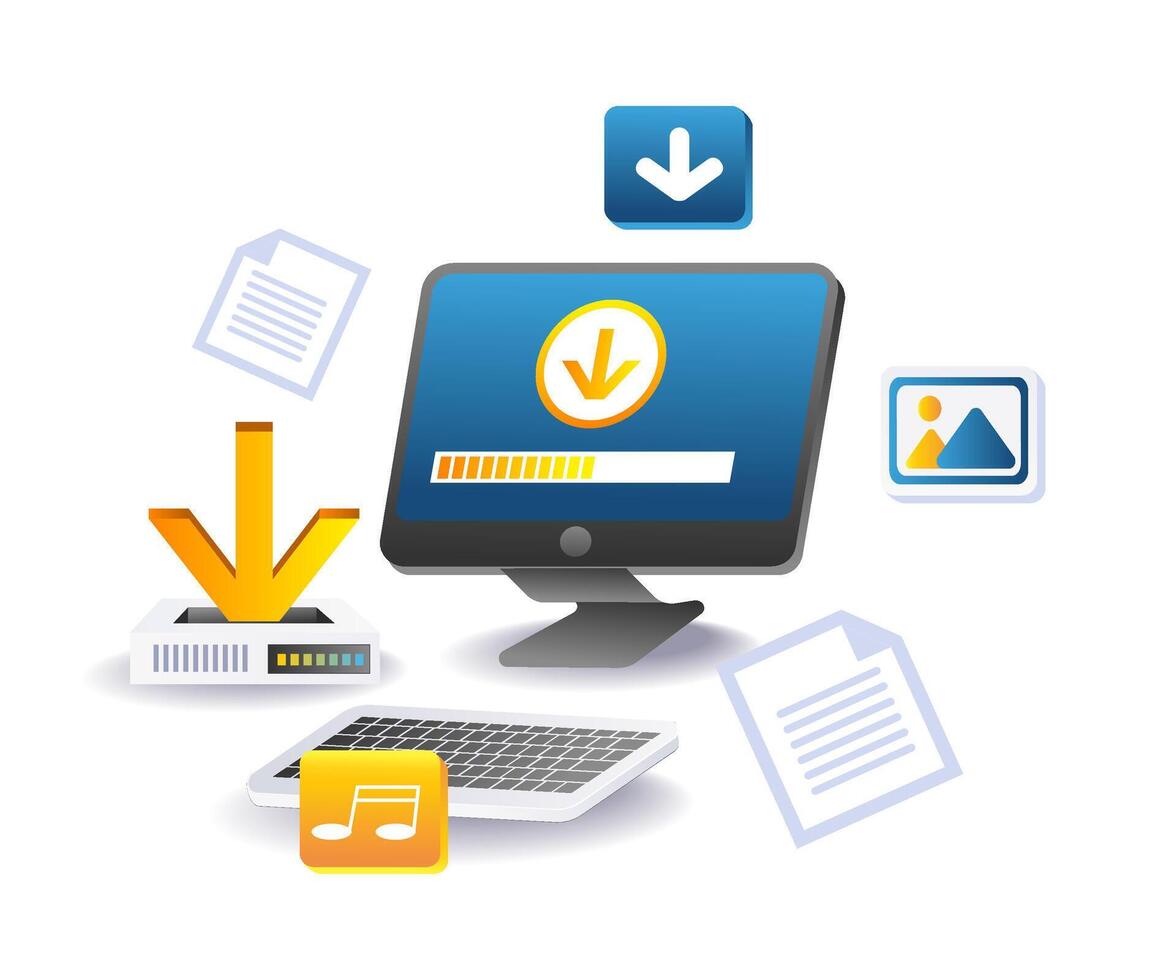 Digital data processing computer server vector