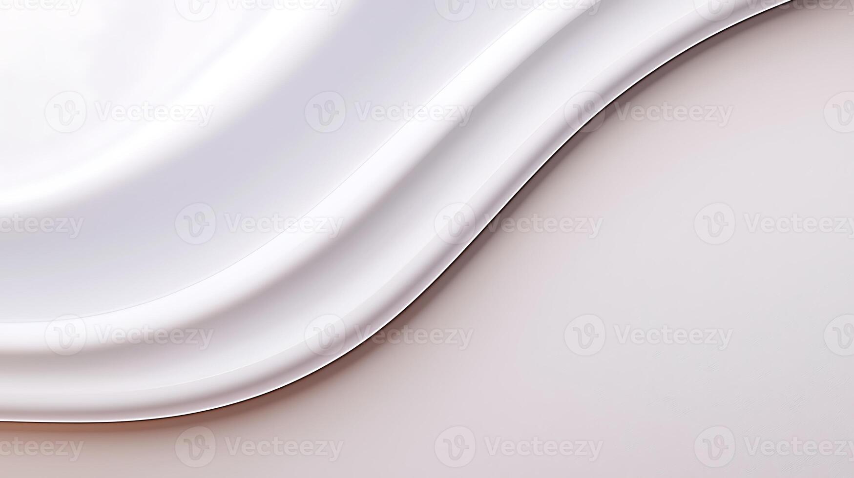 Smooth, flowing white abstract background with gentle curves creating a serene atmosphere photo