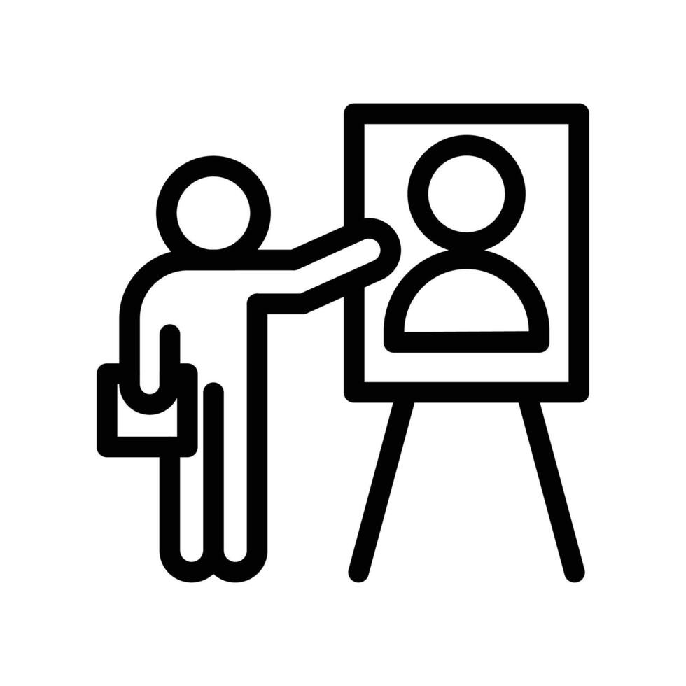 self introduction icon design good for web or mobile app vector