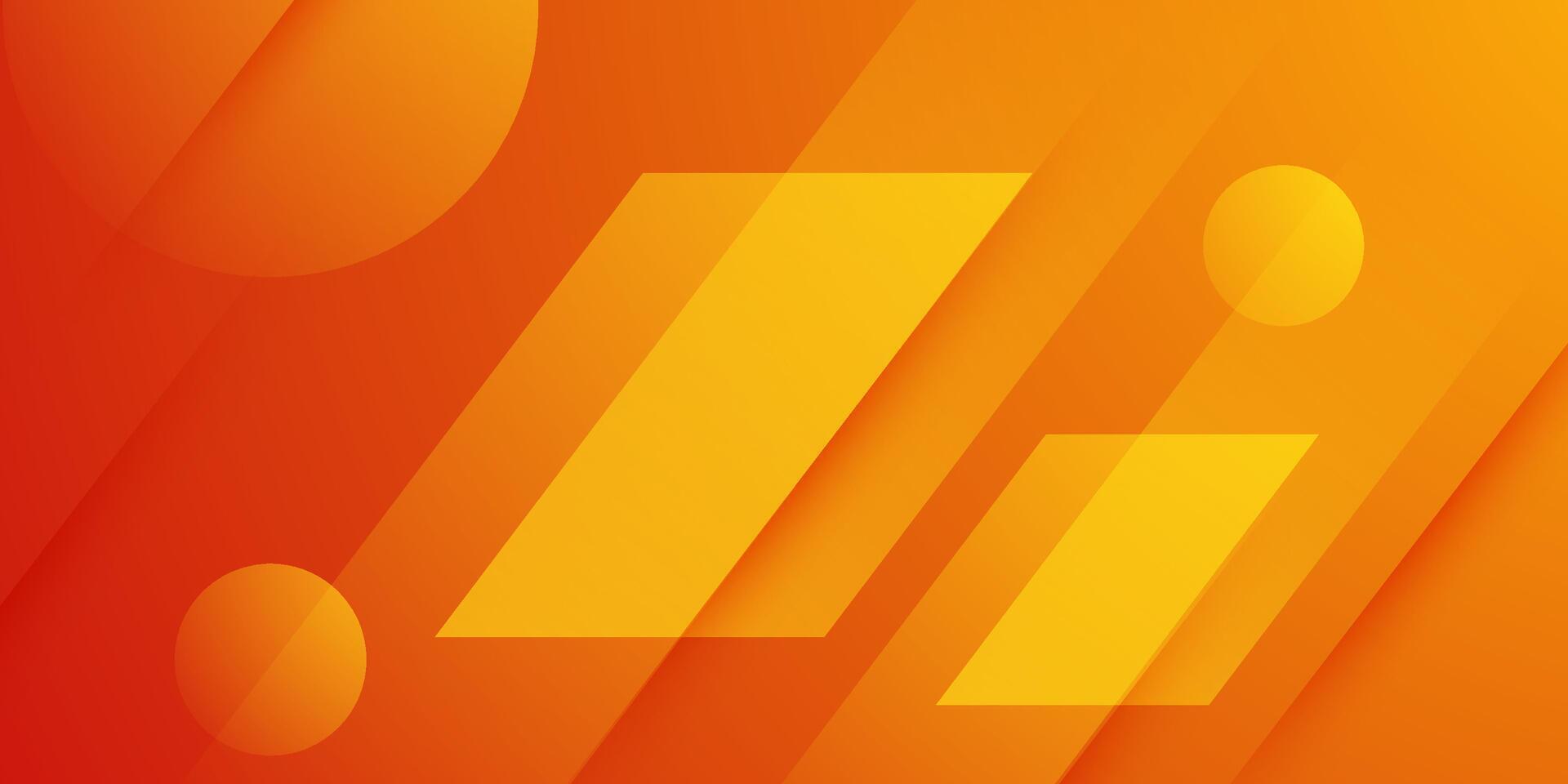 Abstract colorful orange overlap shapes pattern background. Simple circle element pattern background. vector