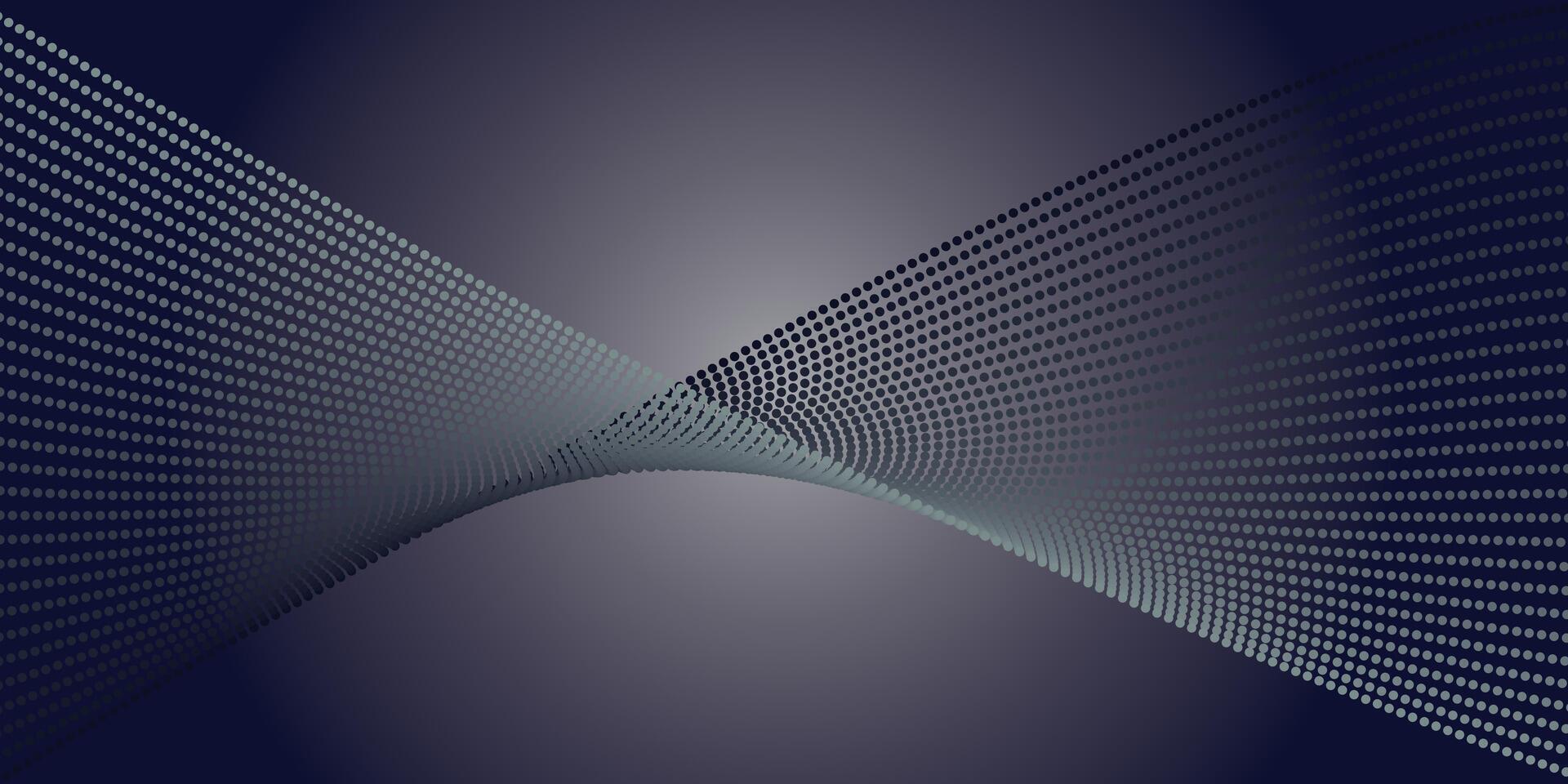 Abstract background with a round pattern of dark to light color gradients, from dark blue to purplish gray, with a light effect in the center. vector