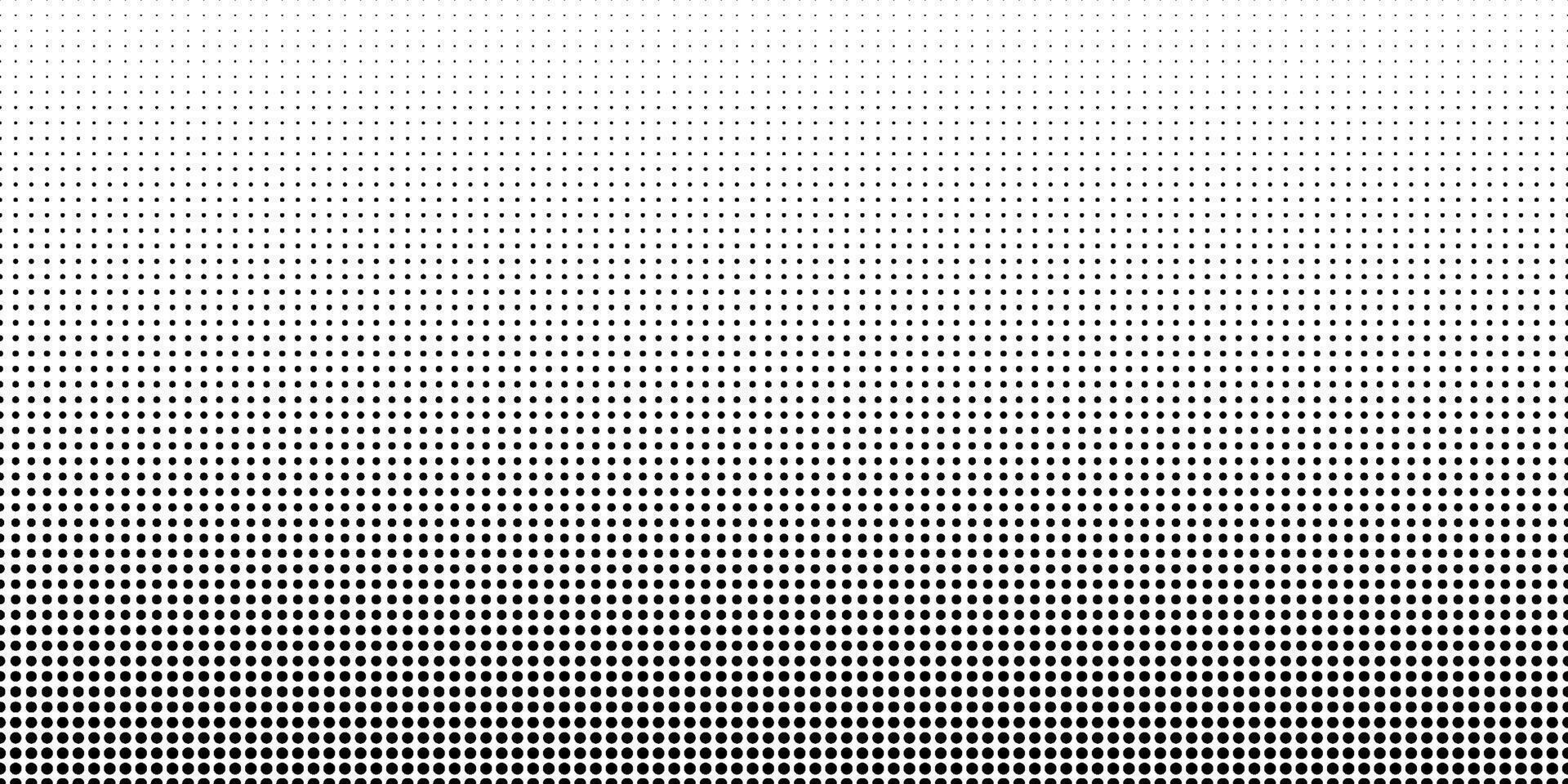 Halftone dotted grungy background. Monochrome halftone pattern. Abstract geometric dots background. Pop Art comic gradient black white texture. Design for presentation banner, flyer. vector