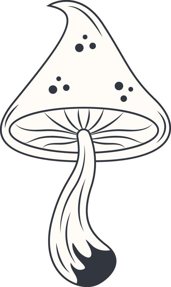 Hand Drawn Mystical Celestial in Seamless Pattern Design. Isolated on White Background. vector