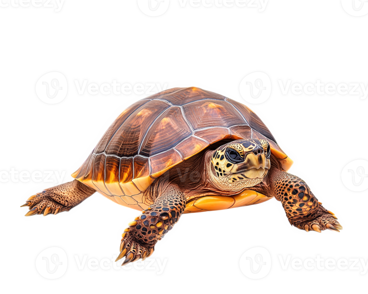 turtle with unique expression, showcasing vibrant colors and intricate patterns on its shell. This charming creature captures attention with its playful demeanor png