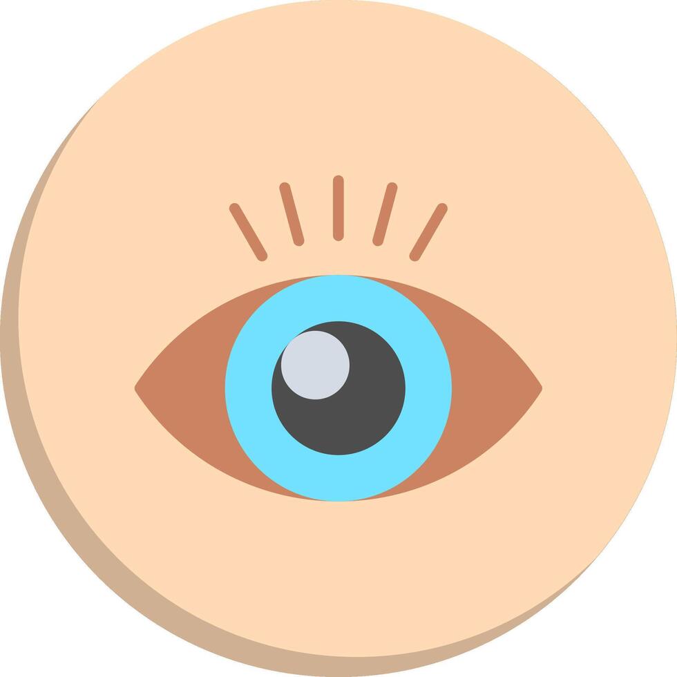 Eye Simplified Line Mark Subtle UI Graphic Set vector