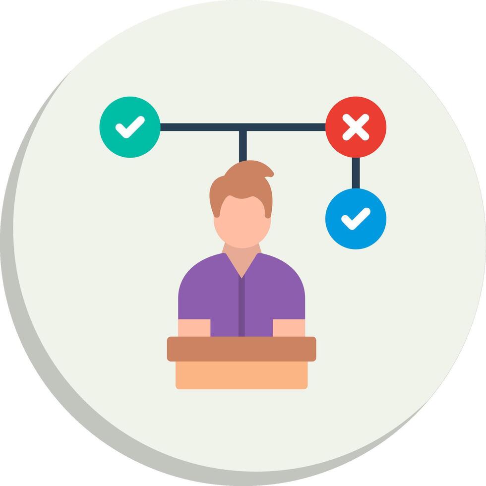 Decision Making App-Based UI Graphic Kit vector