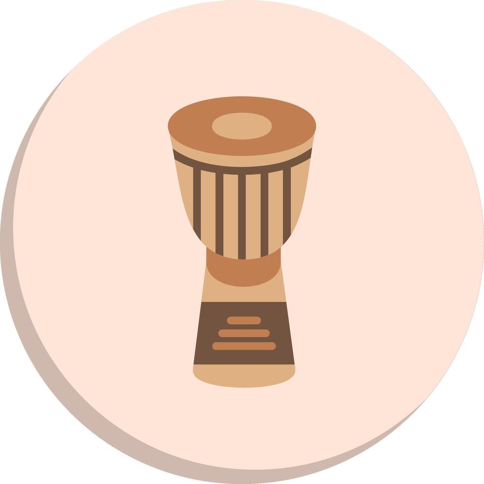 Djembe Flat UI Form Set vector