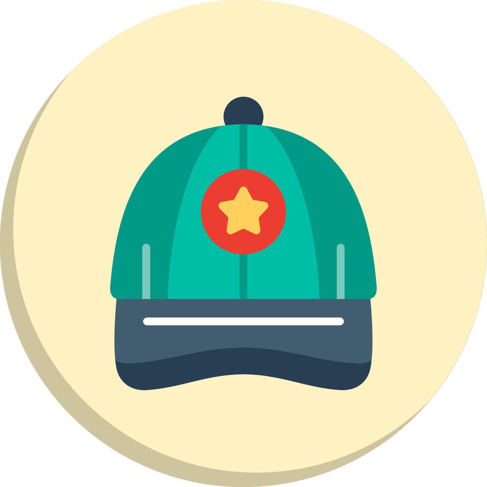Cap Vibrant Visual Object Simplified Line Mark Icons vector