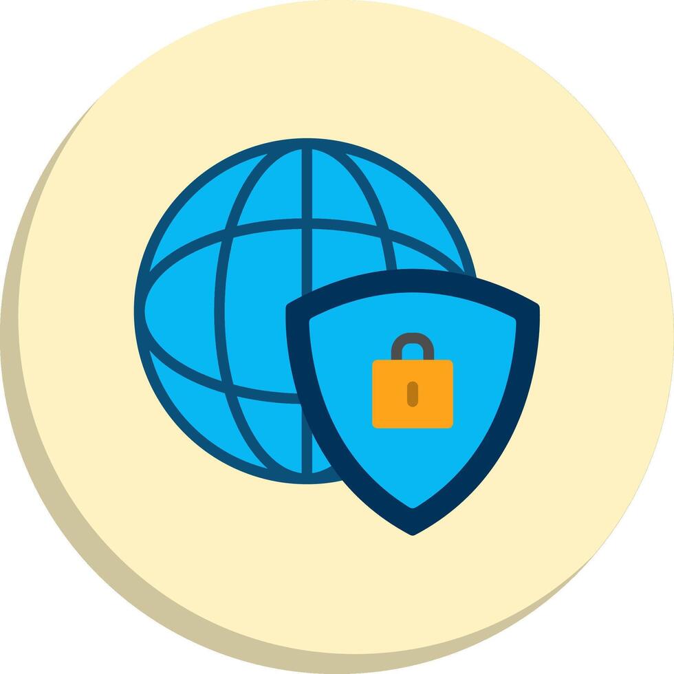 Web Security Gradient Style Element Pack vector