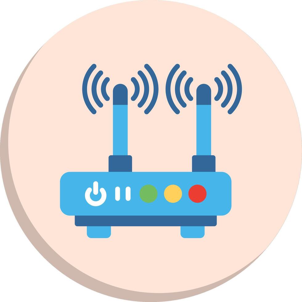 Wifi Router Gradient Style Element Pack vector