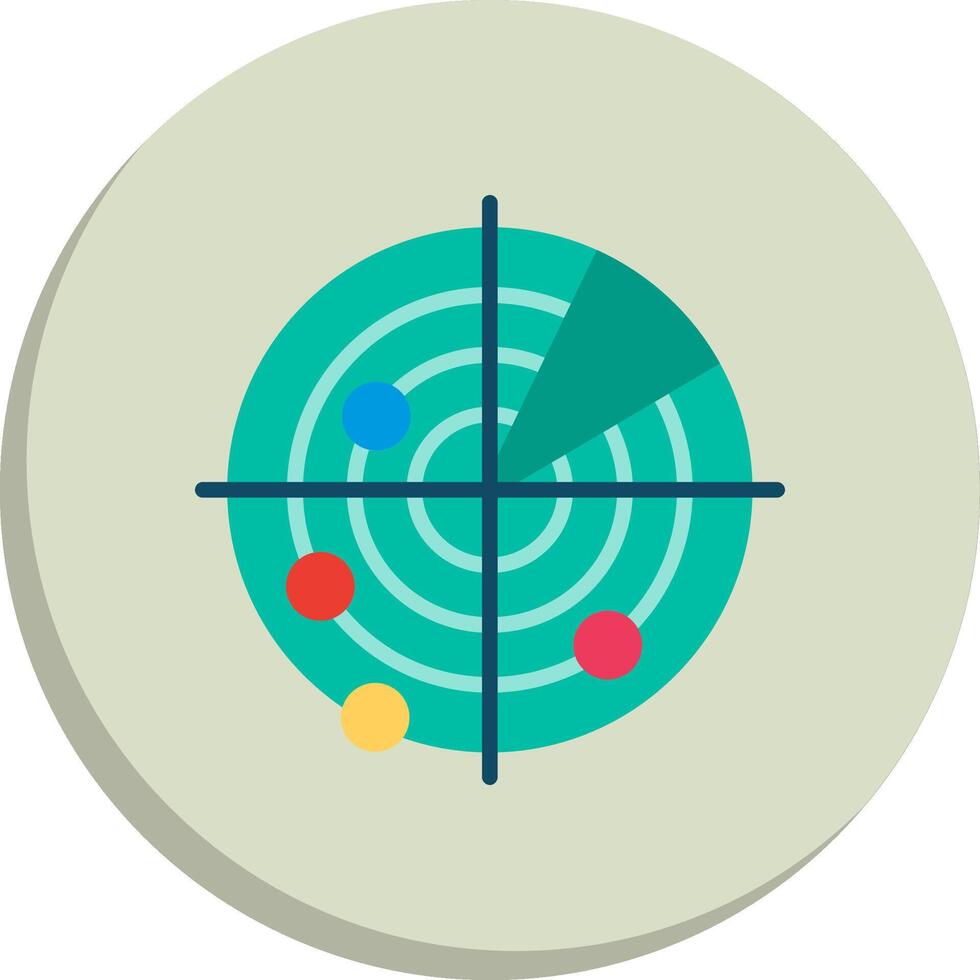 Radar Simplified Line Mark Sharp Line Mark Pack vector