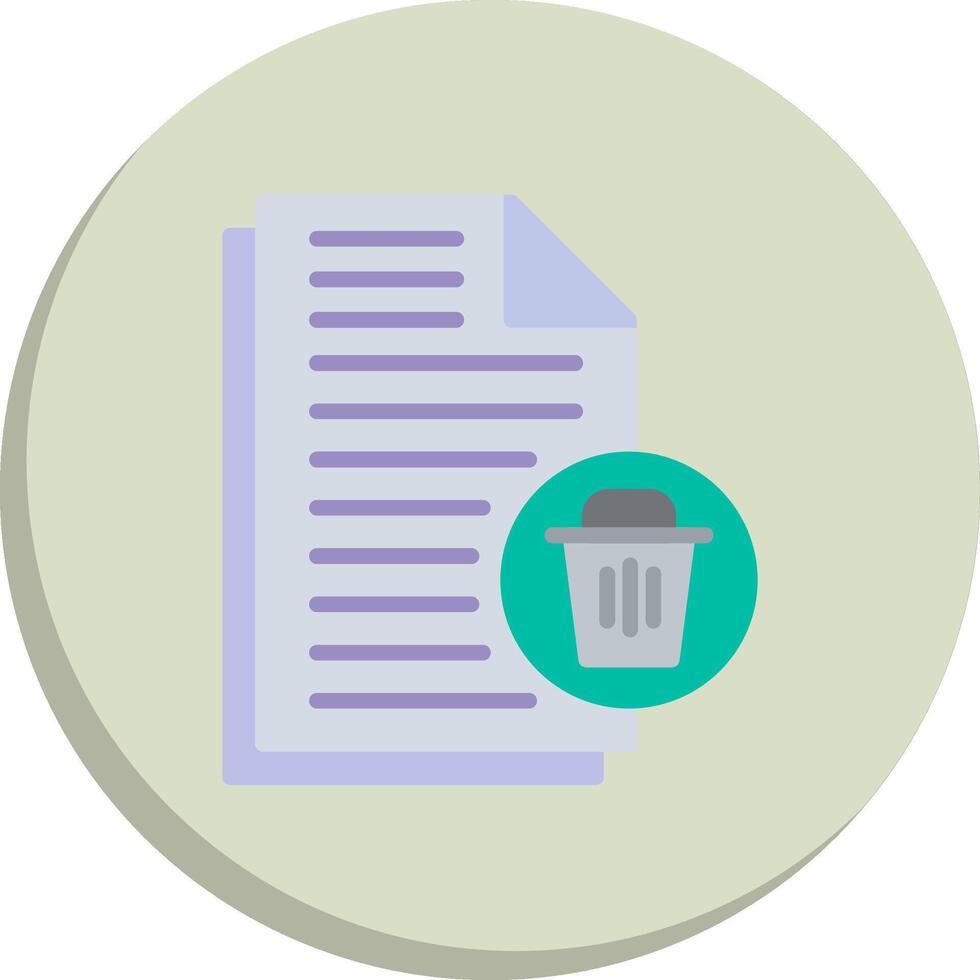 Delete File Futuristic UI Mark Symbols vector