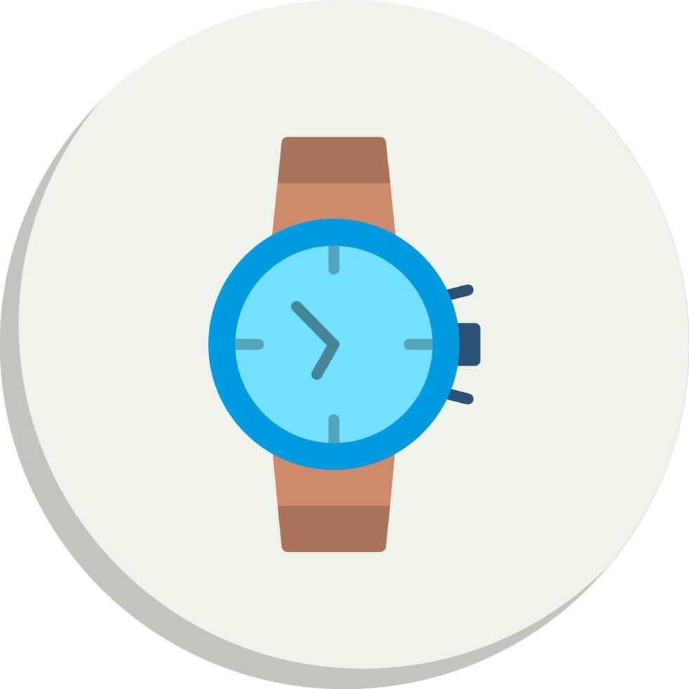 Wristwatch Simplified Line Mark Custom Line Element Icons vector