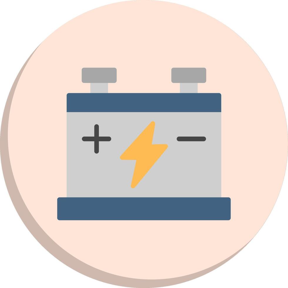 Battery Custom Line Element Web-Based Design Element vector