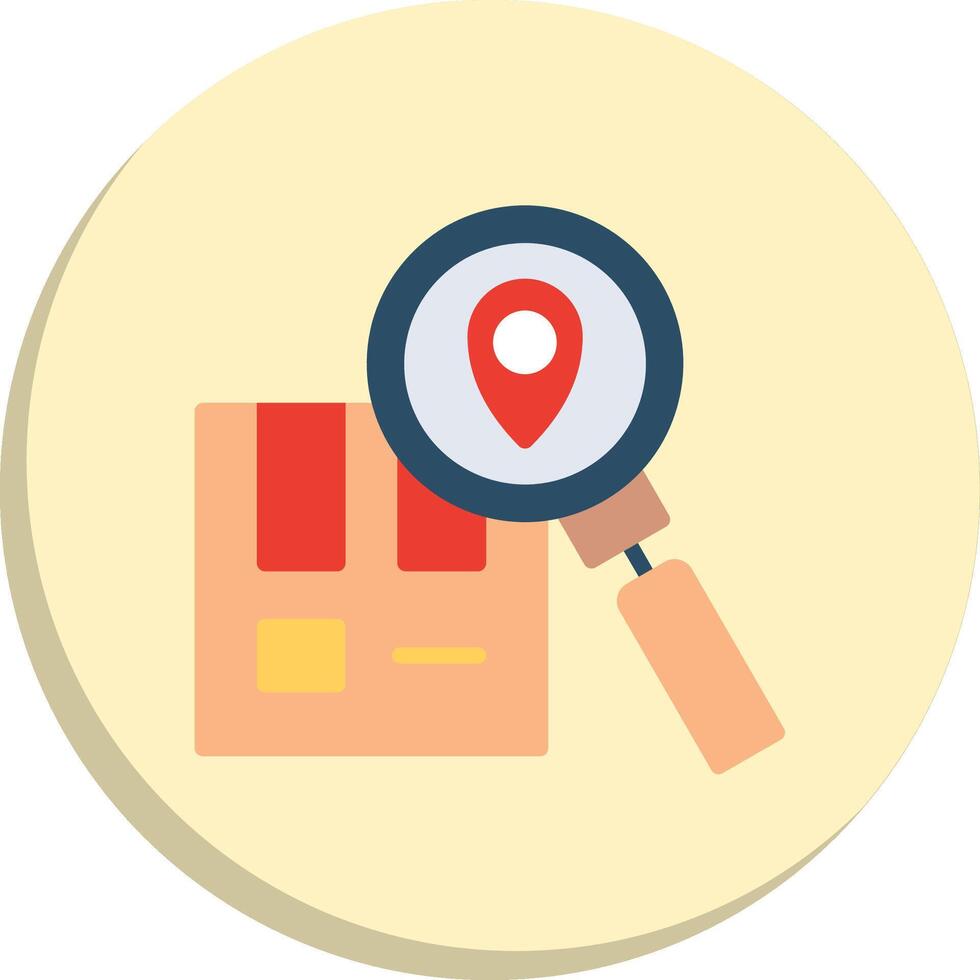 Tracking Minimal Art Object Muted Color Design Icons vector