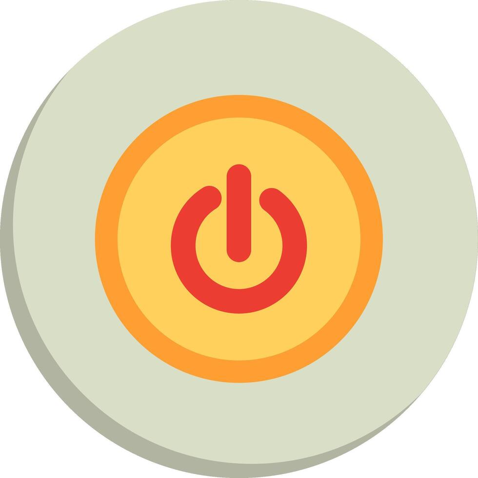 Power Button Wireframe App Design Kit vector