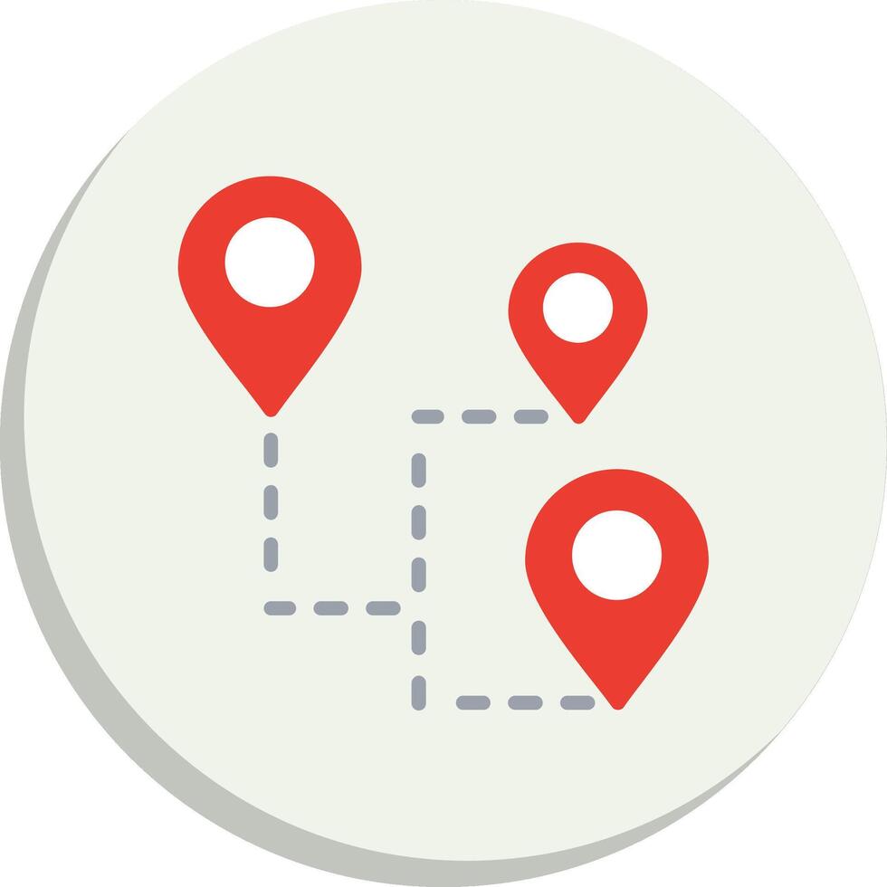 Location Pastel Sketch Mark Outlined Frame Object Icons vector