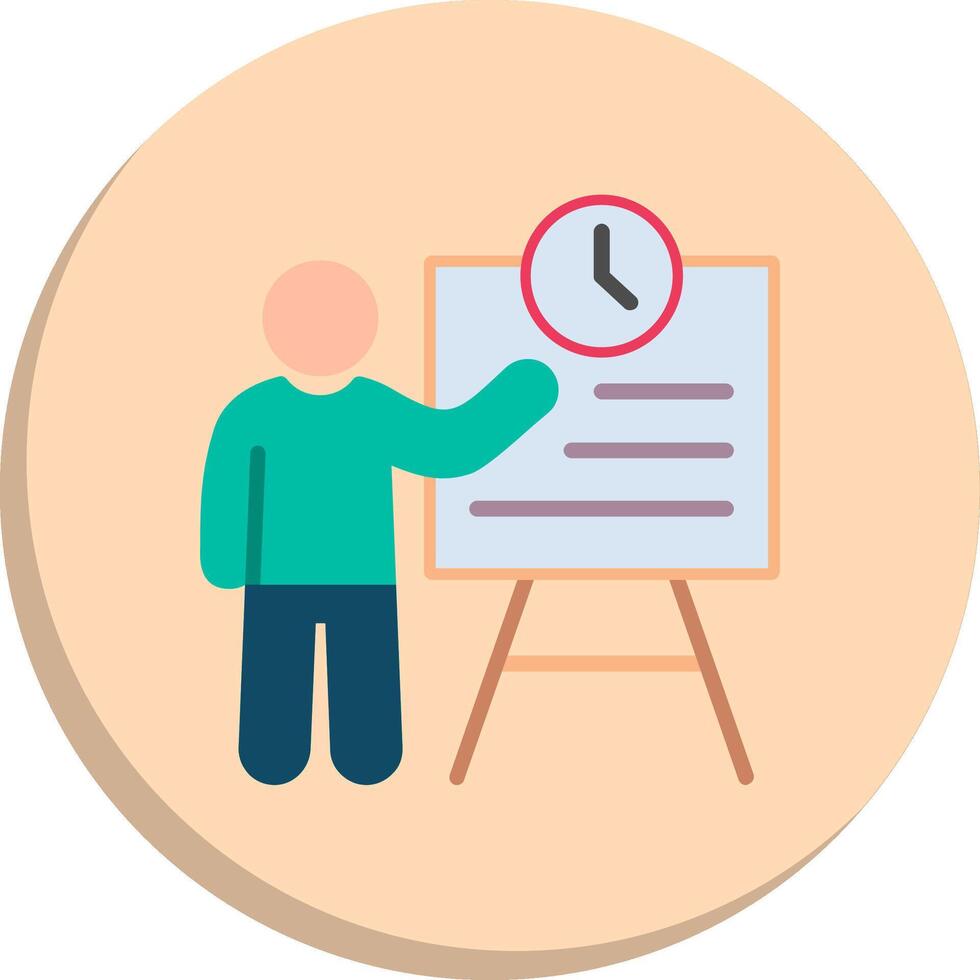 Work time Interactive Symbol Set vector