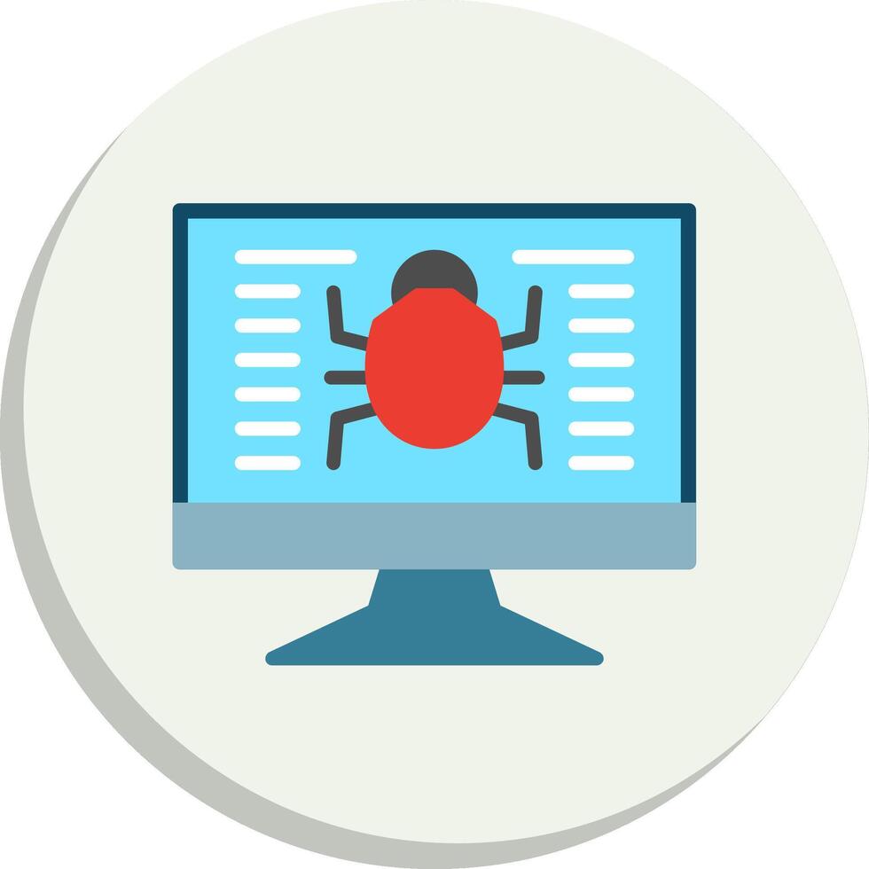 Bug Sharp Edge Visual Design vector