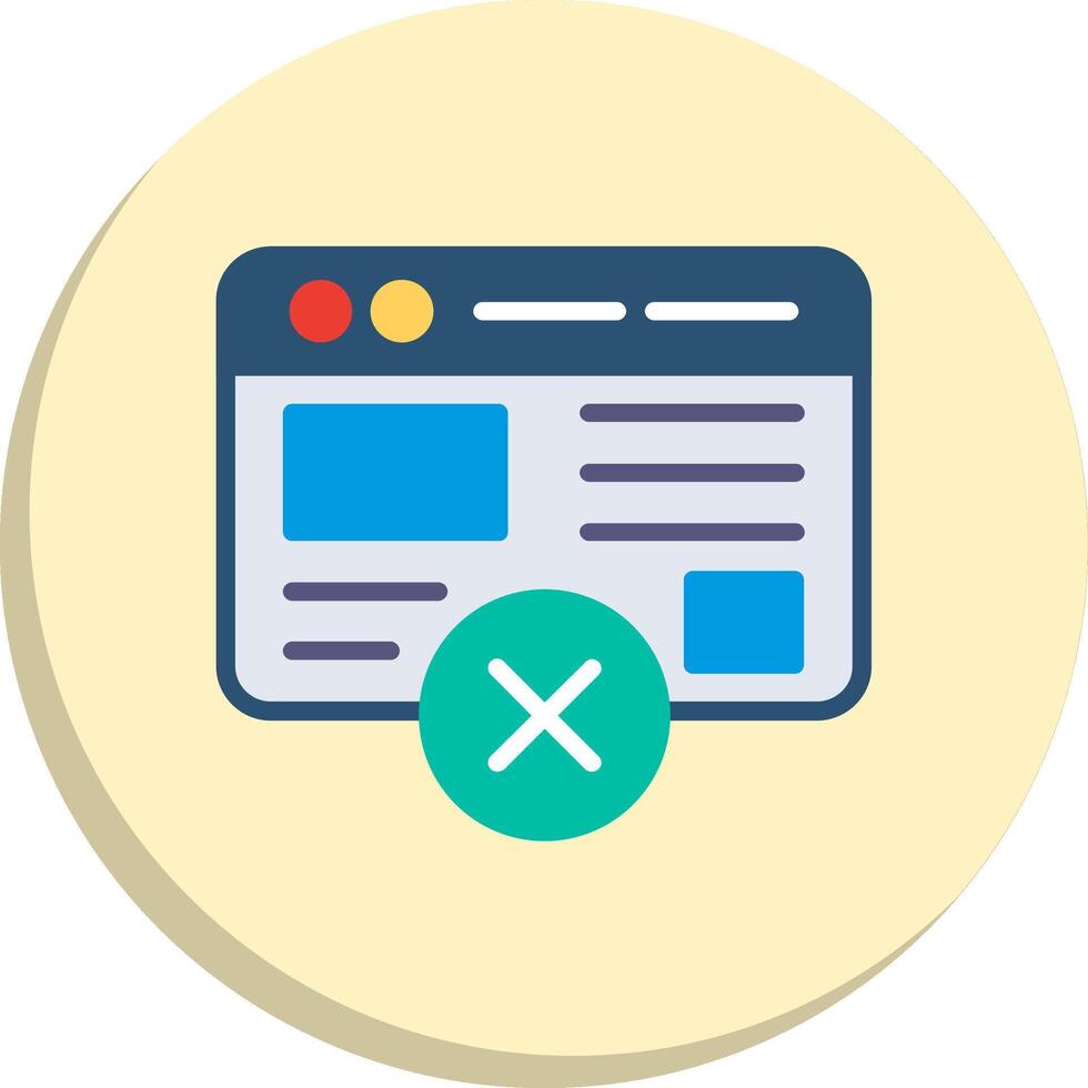 No Web Page Isometric Web Illustration Kit vector