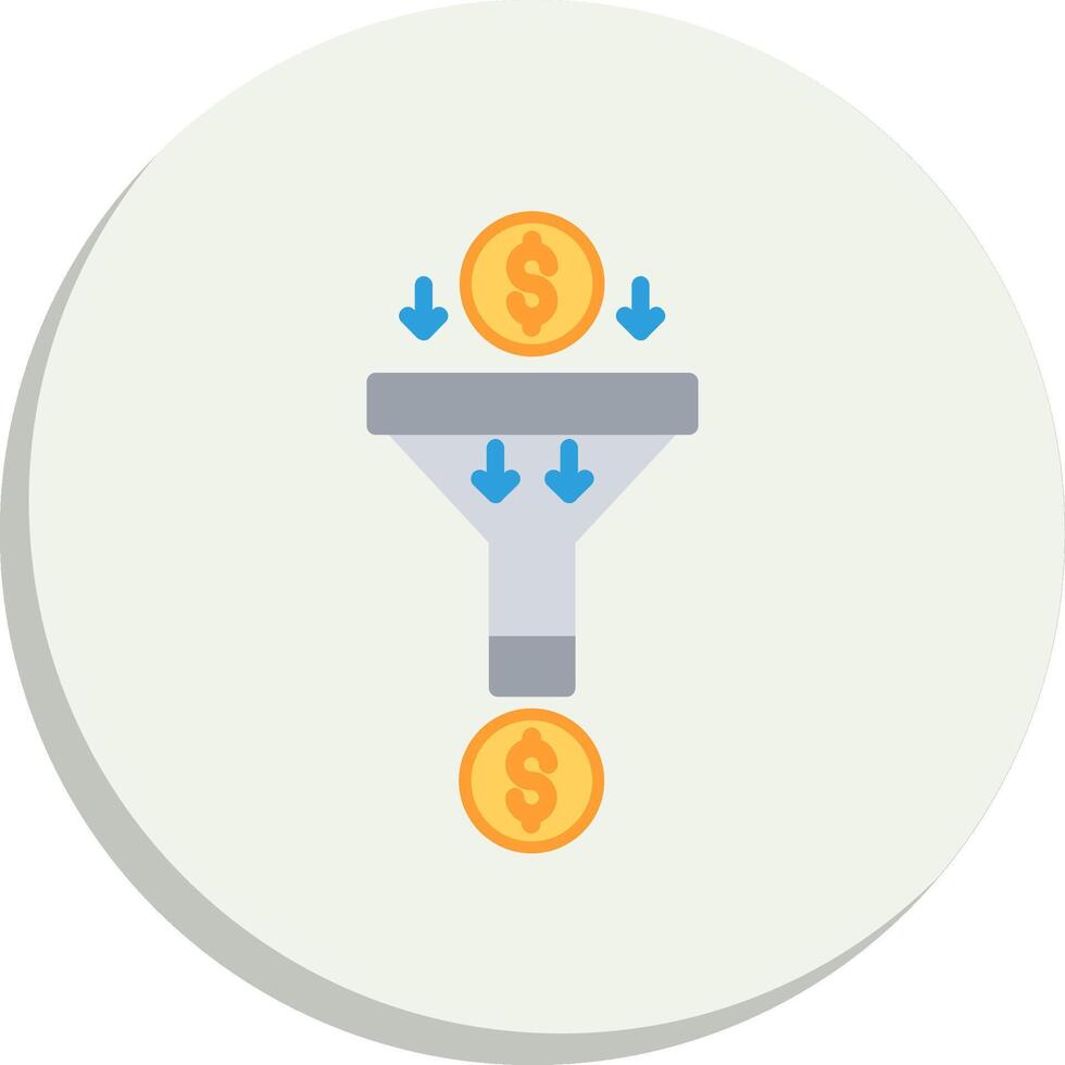 Sales PipeLine Two Colour Digital Tech Element Set vector