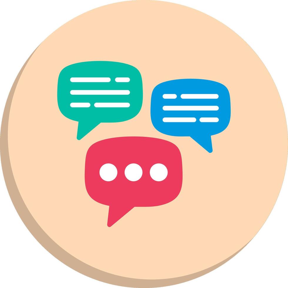 Speech Bubble Thin Graphic Shape App-Based UI Graphic Kit vector