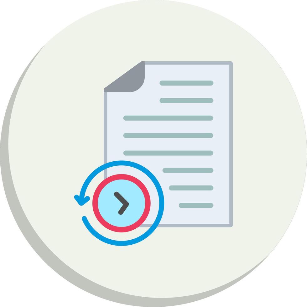 History Simplified Line Mark Coded UI Symbol Pack vector