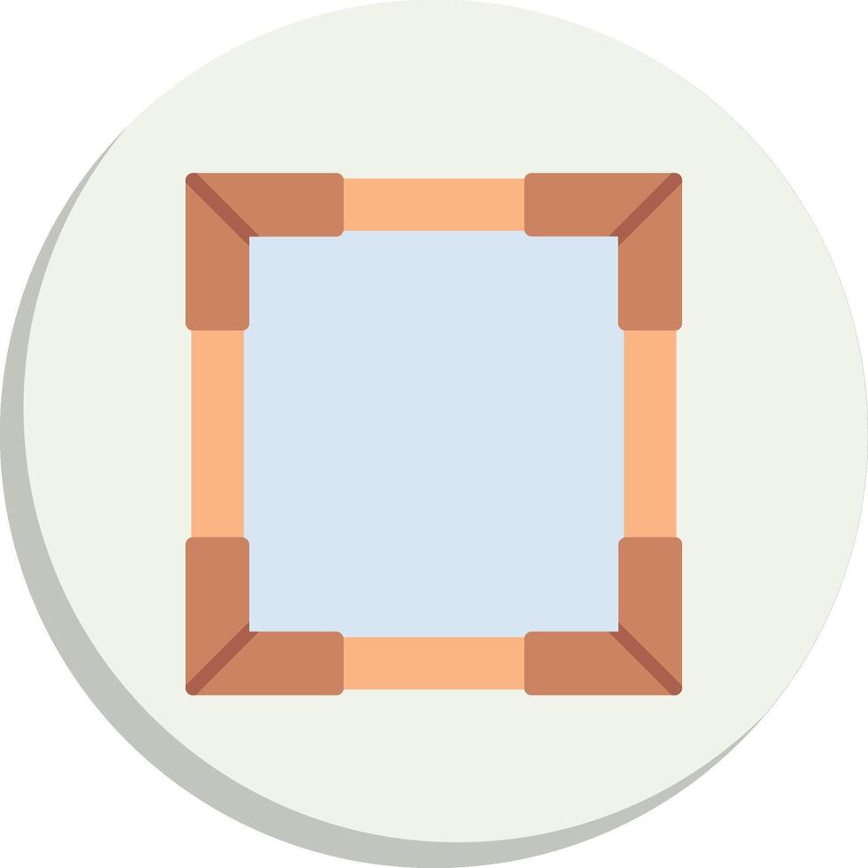 Frame Custom Line Element Bright Flat Artwork Icons vector