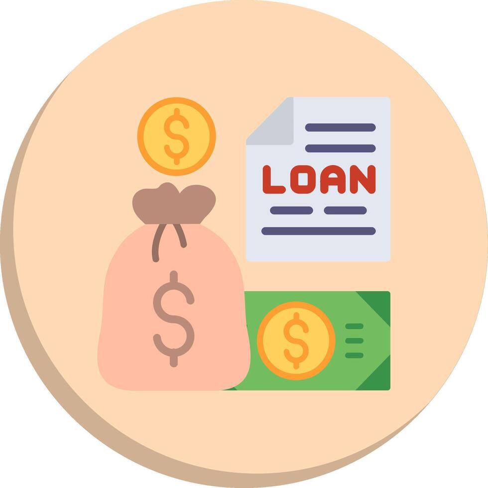 préstamo basado en aplicaciones ui gráfico equipo vector