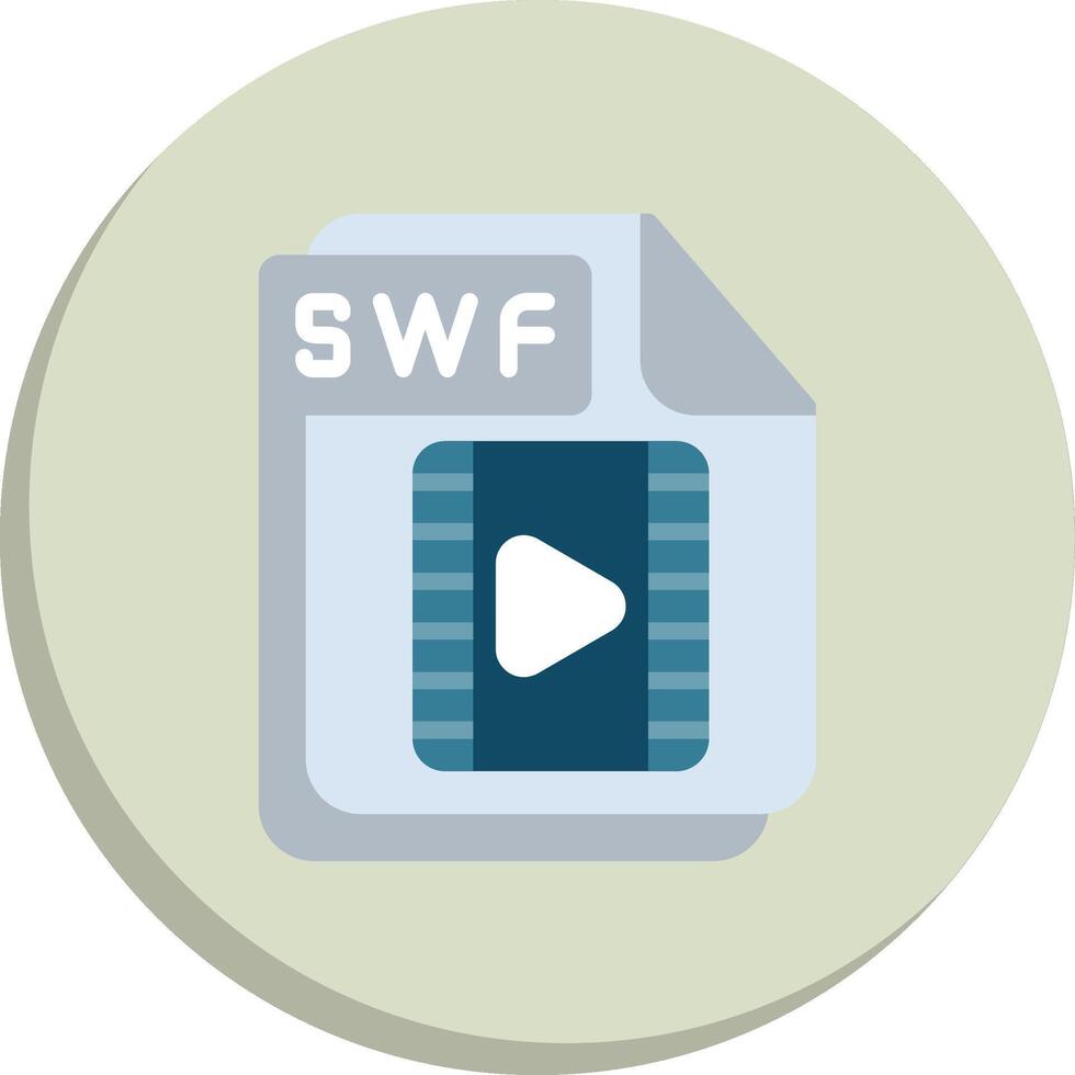 SWF Color Enhanced Graphic Clean UI Concept Icons vector