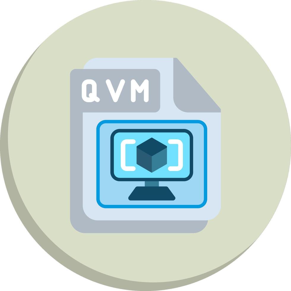 QVM Web Style Graphic Dark Mode Symbol Kit vector