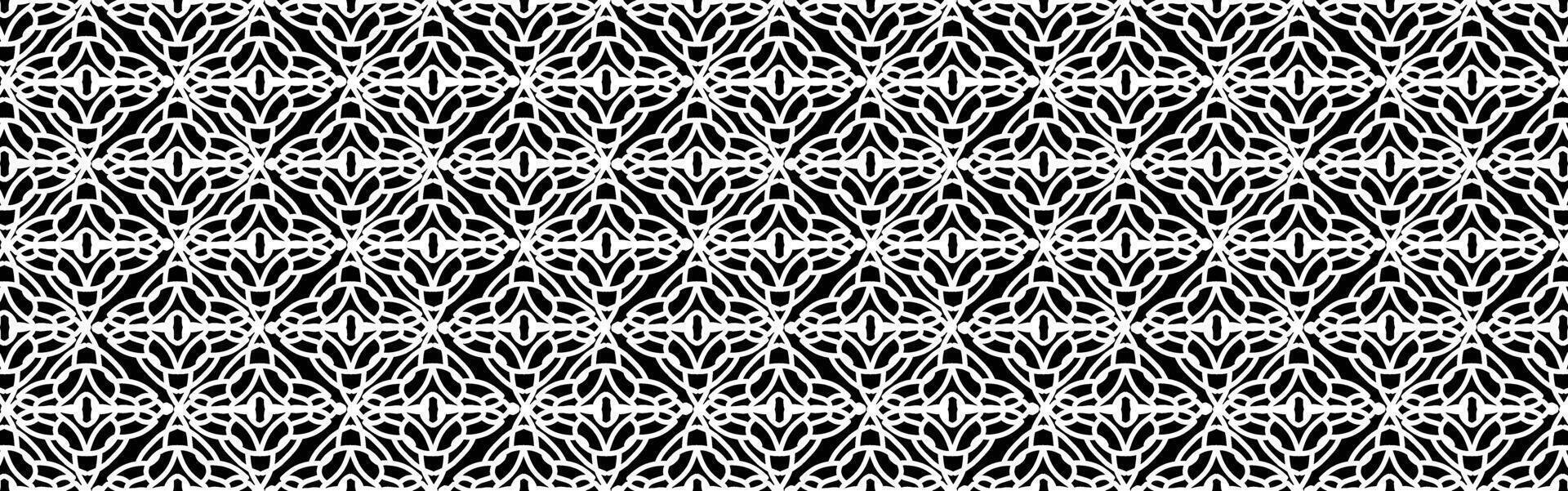 un negro y blanco modelo con un zigzag diseño vector