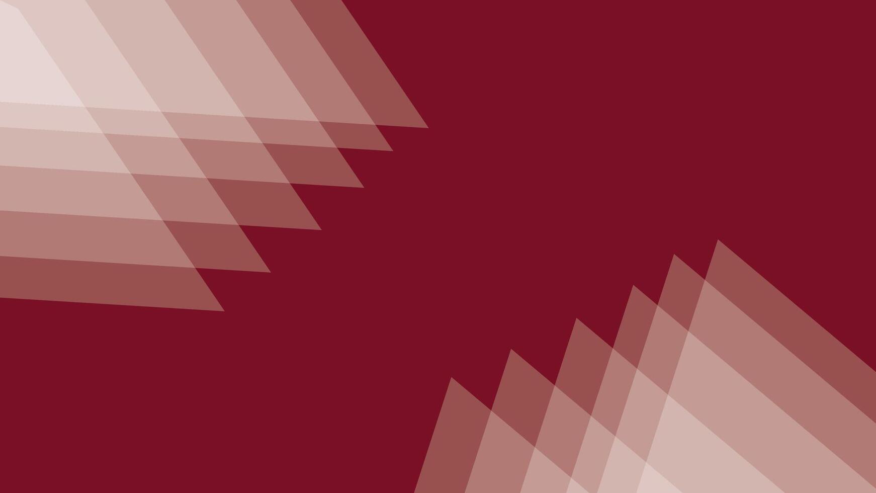 a red and white abstract background with triangles vector