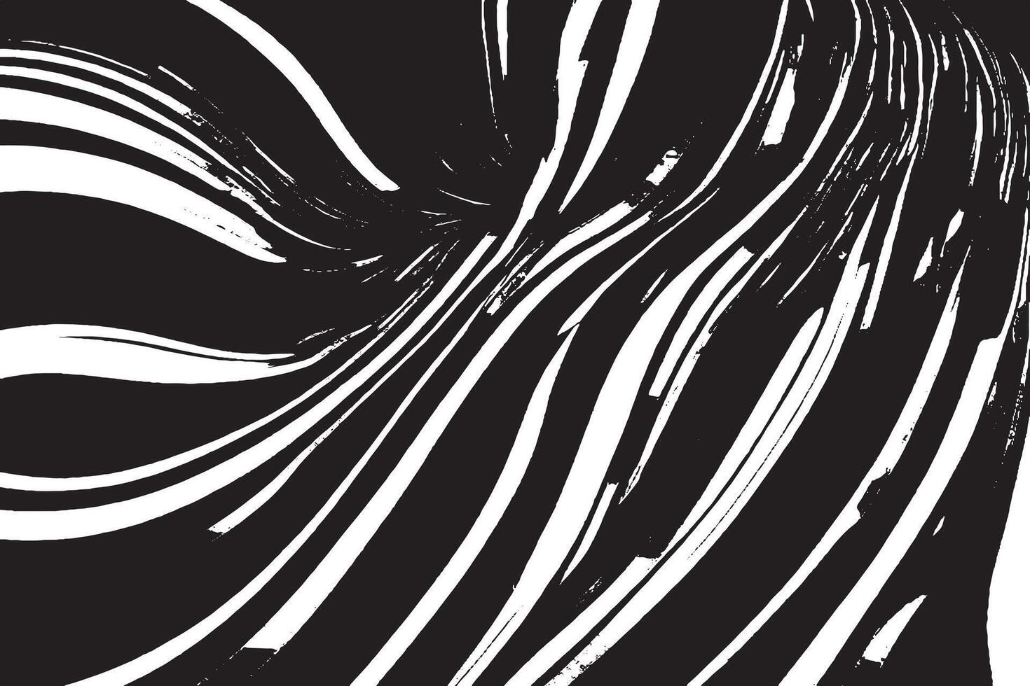 Bold abstract black and white lines create a dynamic visual flow. Perfect for modern art lovers, backgrounds, and design inspiration with a high-contrast optical illusion effect. vector