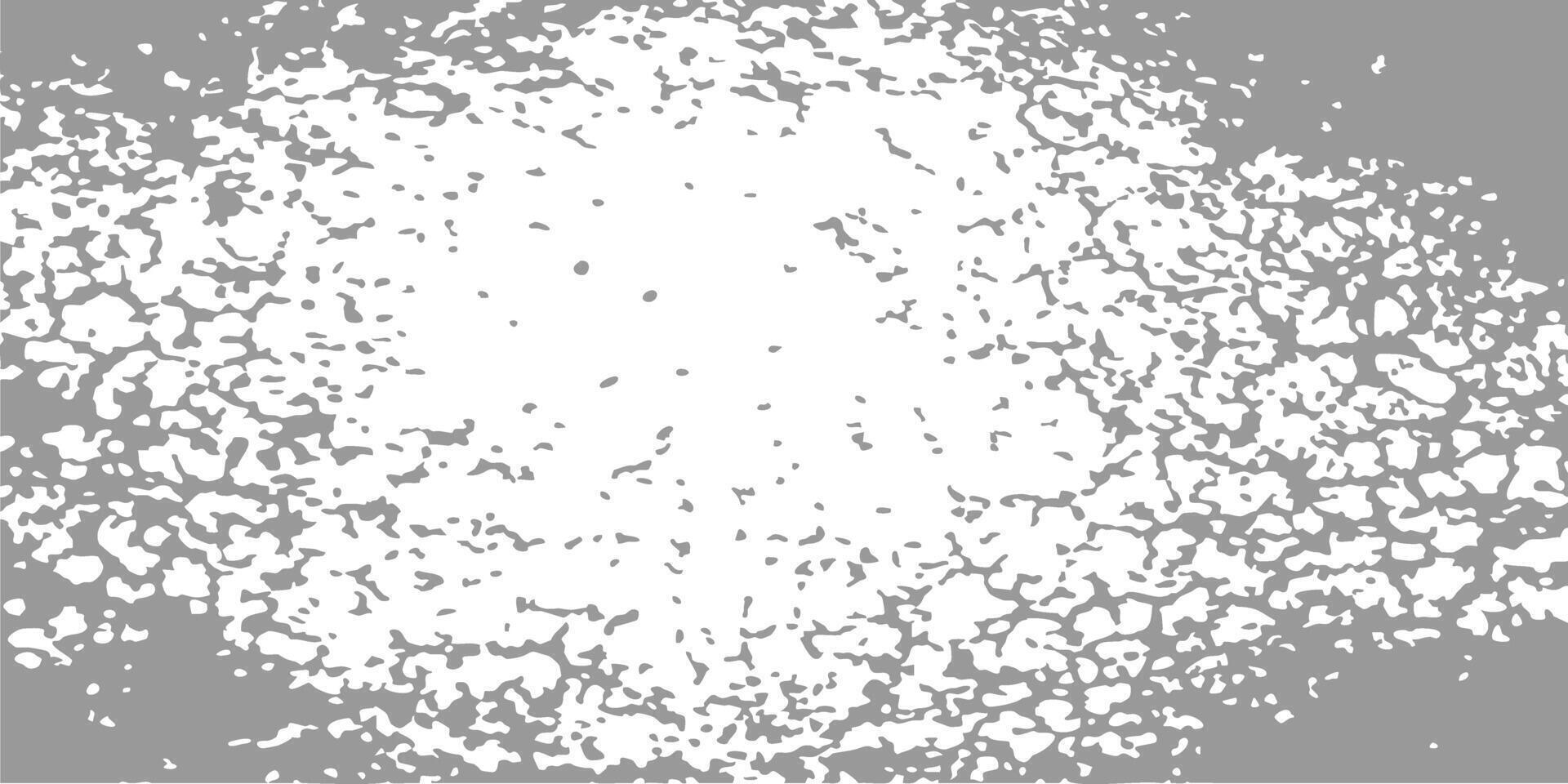 Rough gray rectangular background with grunge texture, scratch marks and worn details. Dirty urban wall or rust surface for retro layout. vector