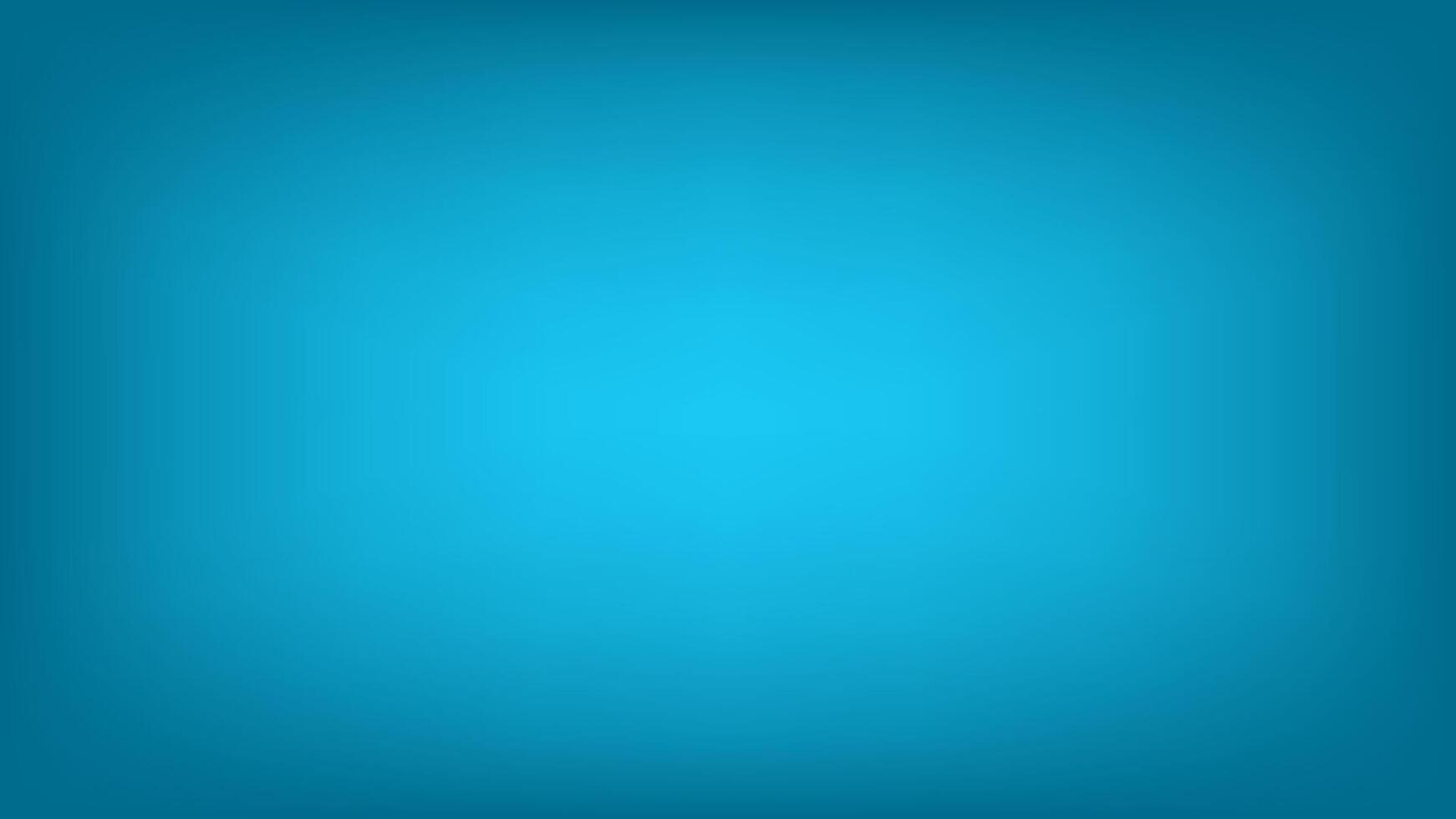 Bright cyan blue gradient background with soft center glow, ideal for modern digital use and abstract visual concepts vector