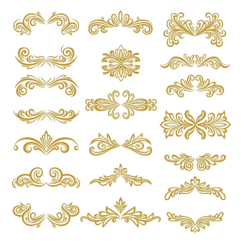 Conceptual Forms Decorative Ornamental Frames vector