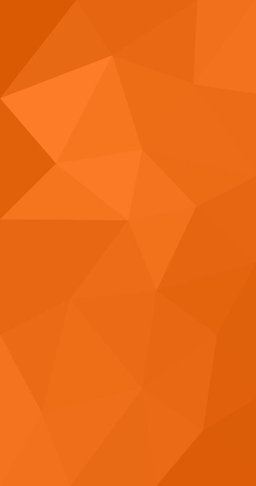 Orange triangular geometric low poly style gradient illustration graphic background vector