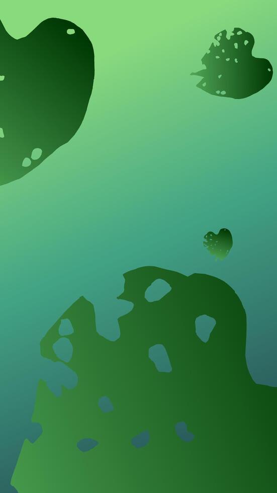 Leaf Pattern Background with Soft Ombre Gradient vector