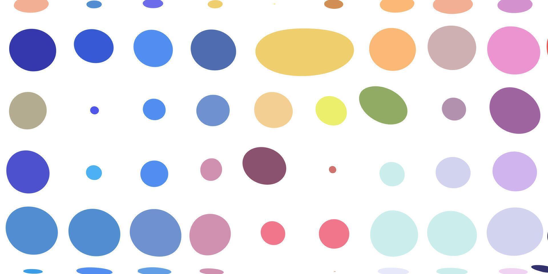 Abstract colorful polka dots background, random polka dot pattern, minimalist polka dot pattern vector