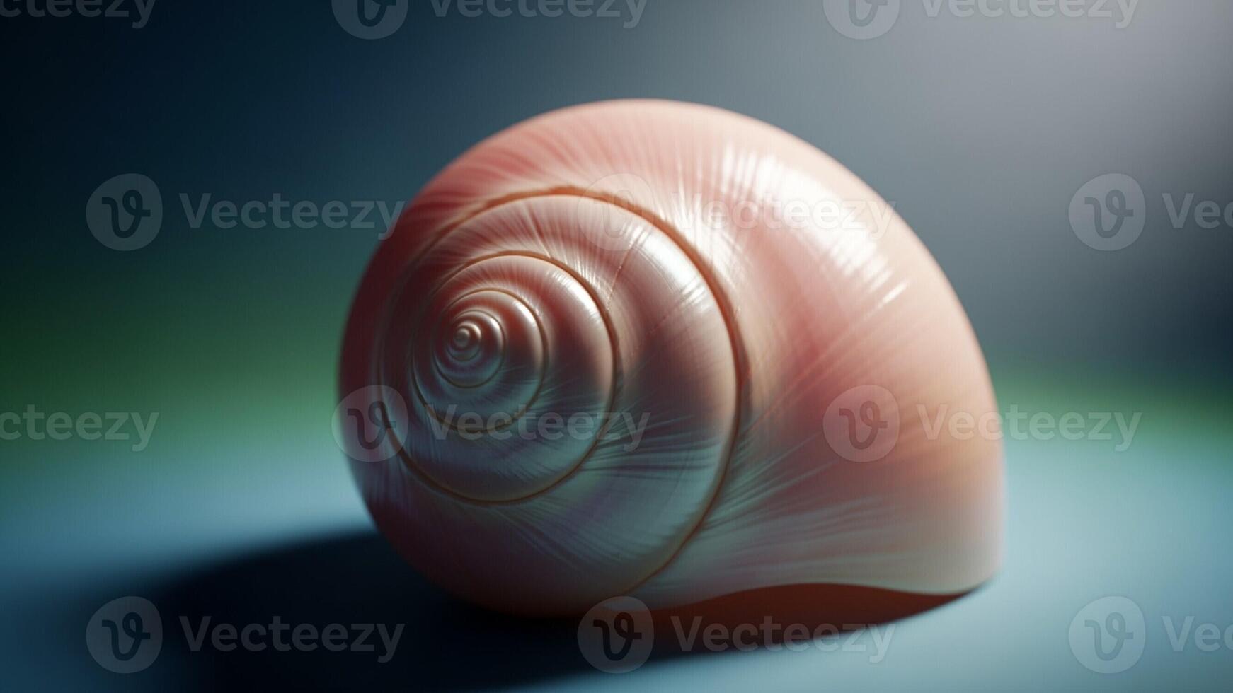 A close up of a shell with a spiral pattern abstract background photo